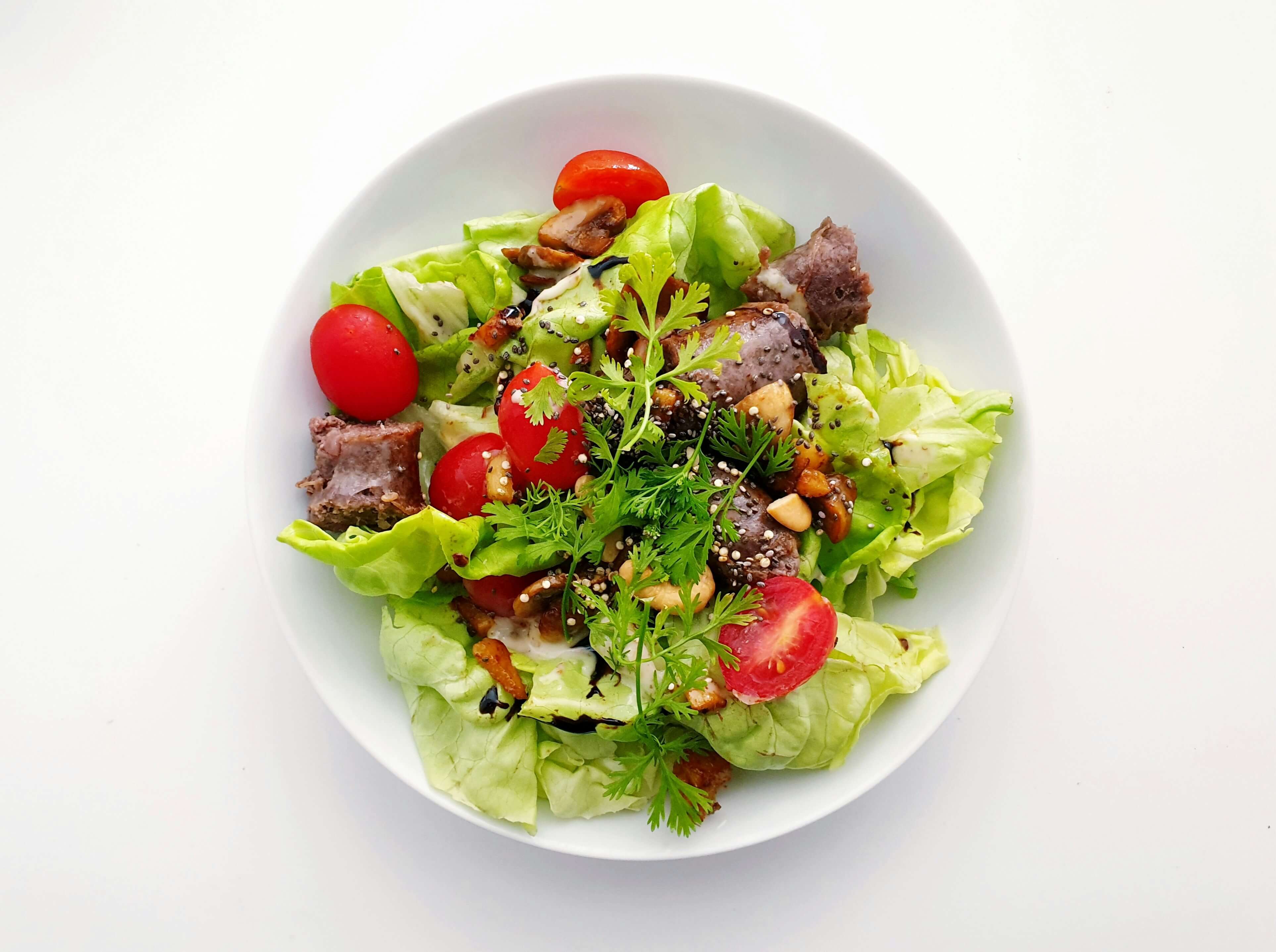 Fresh salad with vegetables