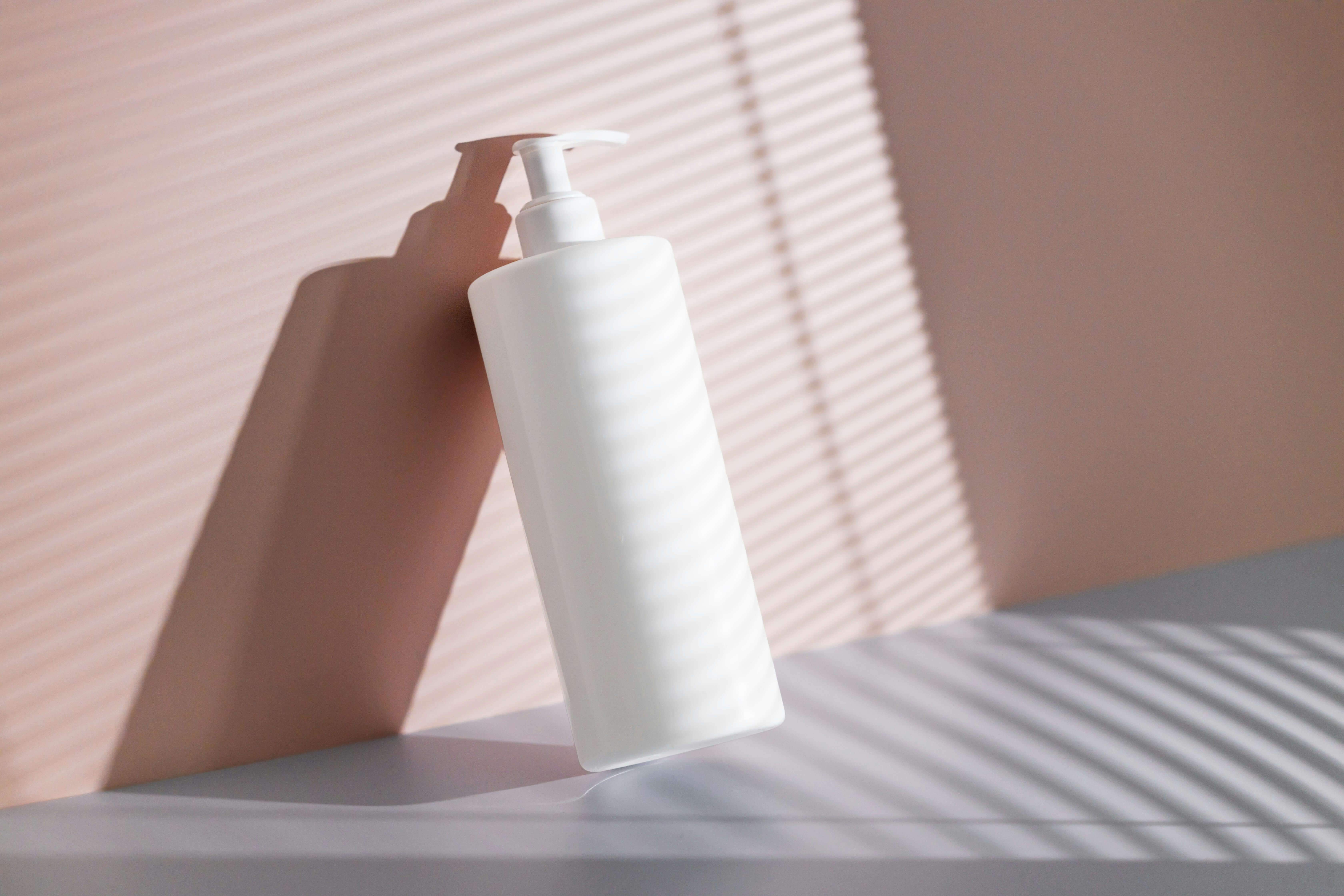 Bottles of shampoo