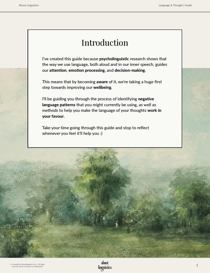 Language & Thought guide inner spread 2